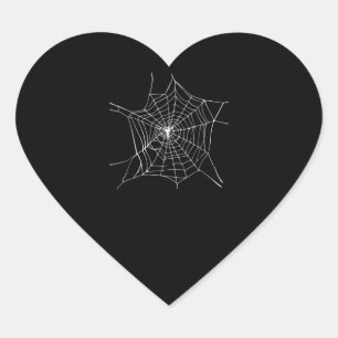 Sticker Cœur Costume Web Halloween Spider Funny Halloween Party