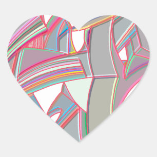 Sticker Cœur Couleur personnalisée