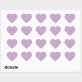 Sticker Cœur Couleur solide Lilac (Feuille)