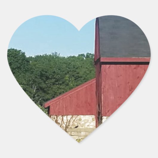 Sticker Cœur Country Barn (Devant)