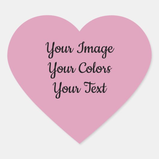 Sticker Cœur Créez les vôtres (Devant)