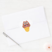 Sticker Cœur crème glacée cône émoji (Enveloppe)
