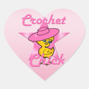 Sticker Cœur Crochet Chick #8
