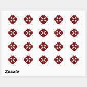 STICKER CŒUR CROIX CELTIQUE - CELT/IRLANDE/IRLANDE/IRLANDE/IRLA (Feuille)