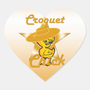 Sticker Cœur Croquet Chick #10