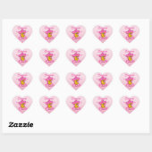 Sticker Cœur Croquet Chick #8 (Feuille)