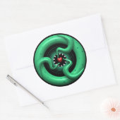 Sticker Coeur Cthulhu (Enveloppe)