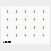 Sticker Cœur cube drac sloth (Feuille)