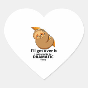 Sticker Cœur cube drac sloth