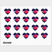 Sticker Cœur Cuir Pride (Feuille)
