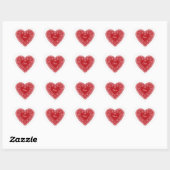 Sticker Cœur Customize Your Vintage Lace Heart (Feuille)