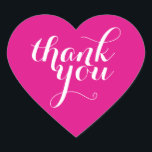 Sticker Cœur CUT MERCI HEART SEAL moderne clair rose clair<br><div class="desc">Un petit autocollant mignon en MERCI qui peut être utilisé pour n'importe quelle occasion - mariage,  baby shower,  faire-part de naissance,  graduation,  artisanat artisanal ou vêtements pour les petites entreprises... </div>