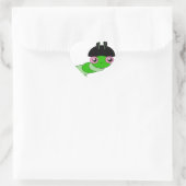 Sticker Cœur Cute Caterpillar (Sac)