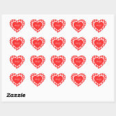 Sticker Cœur Cute Hugs Valentine's Day (Feuille)