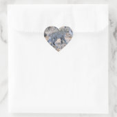 Sticker Cœur Cute Leopard Sur Le Sondage (Sac)