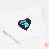 Sticker Cœur Cute Michigan Great Lakes Girl (Enveloppe)