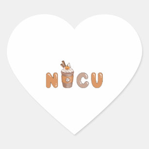 Sticker Cœur Cute NICU Café Halloween design