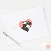 Sticker Cœur Cute Osprey (Enveloppe)