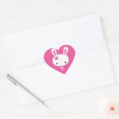Sticker Cœur Cute Pink (Enveloppe)