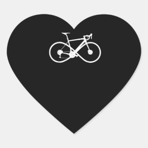 Sticker Cœur Cycliste cycliste cycliste cycliste cycliste à vél