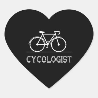 Sticker Cœur Cycologiste Cycle Lover Cadeau vélo Montagne Cadea