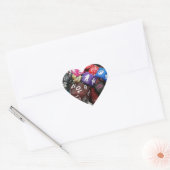 Sticker Cœur d20 dés (Enveloppe)