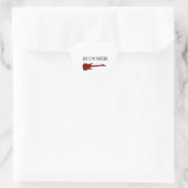 Sticker Cœur Dad is my rockstar (Sac)