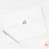 Sticker Cœur Dadacorn Funny Unicorn Dad Vector Shirt Design_1 (Enveloppe)