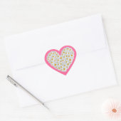 Sticker Cœur Daisy Heart (Enveloppe)
