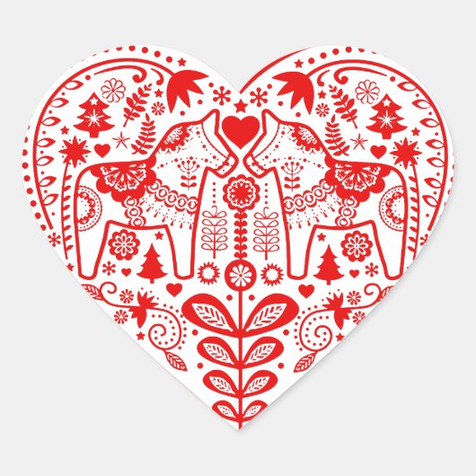 Sticker Cœur Dala Heart (Devant)