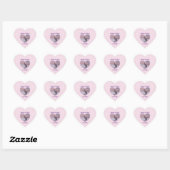 Sticker Cœur Dames nommées Amanda, (Feuille)