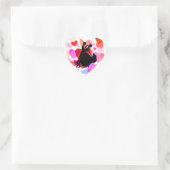 Sticker Cœur Danse (Sac)