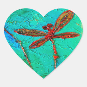 Sticker Cœur Danse Dragonfly