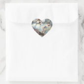 Sticker Cœur Danseuse de ballet Degas Dansers d'art Peinture (Sac)