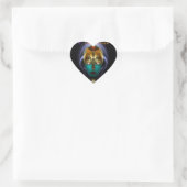 Sticker Cœur Daria Cyborg Queen (Sac)