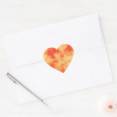 Sticker Coeur de cluster Red Star (Enveloppe)