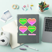 Sticker Coeur de danse sambaAutocollant vinyle personnalis (Couverture iPad)