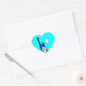 Sticker Coeur de New York Statue of Liberty Pop (Enveloppe)