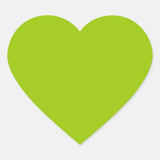 Sticker Cœur Décor couleur vert Android prêt à Customiser (Devant)