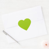 Sticker Cœur Décor couleur vert Android prêt à Customiser (Enveloppe)