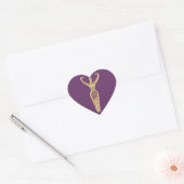 Sticker Cœur Déesse en spirale (Enveloppe)