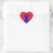 Sticker Cœur Déesse triple (Sac)