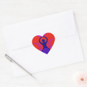Sticker Cœur Déesse triple (Enveloppe)