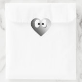 Sticker Cœur Dem Eyes ! - Chrome (Sac)