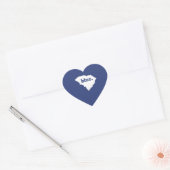 Sticker Cœur Démocrate de Caroline du Sud (Enveloppe)