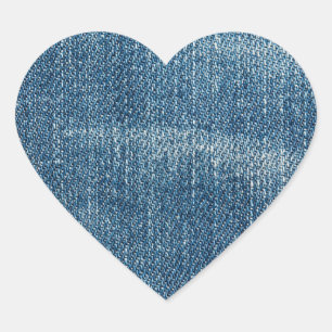 Sticker Cœur Denim
