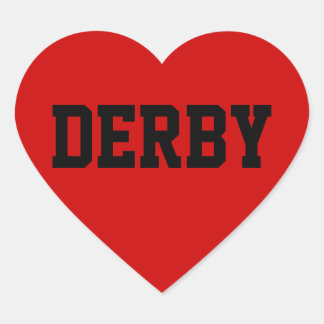 Sticker Cœur Derby Love