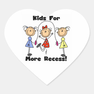 Sticker Cœur Des Enfants Pour Plus De Récréation