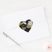 Sticker Cœur Design irlandais - Collection de laiton et de fleu (Enveloppe)