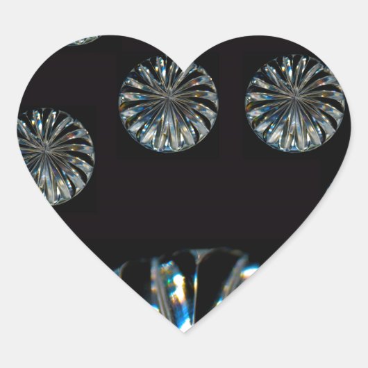 Sticker Cœur Design irlandais - La collection Crystal (Devant)